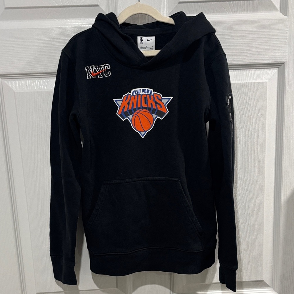 NBA Black New York Knicks Kids Hoodie